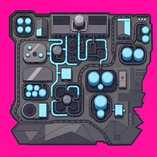 scorch mark, dense arrangement