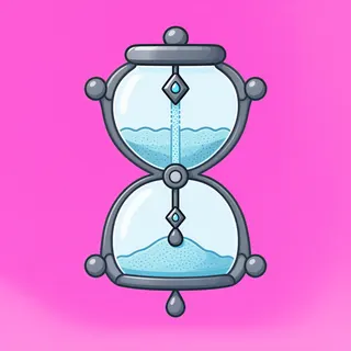 hourglass, rare accent design