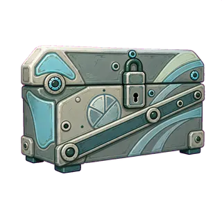 weathered storage chest