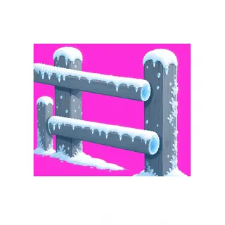 frosted short fence