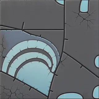 damaged flat paving