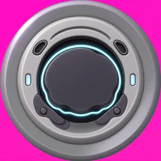 unlabelled button, pressed state