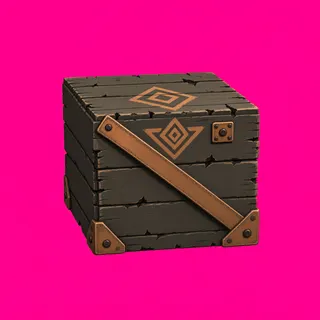 damaged wooden crate