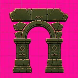 support arch, damaged