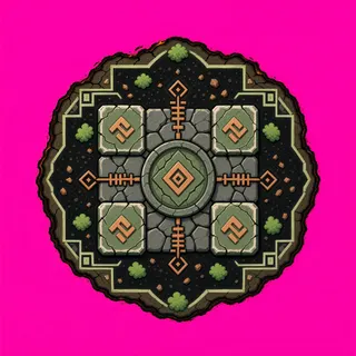 scorch mark, sparse arrangement