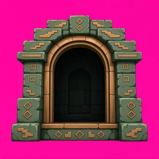 door frame, intact