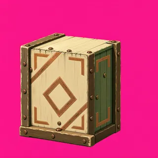 weathered wooden crate