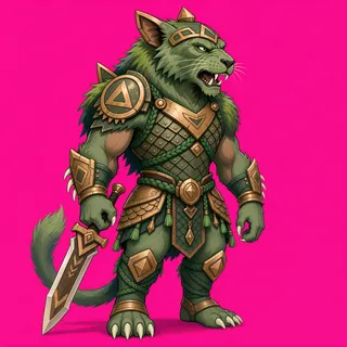 original adult beast enemy, facing east