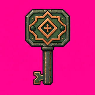 key, ornate design