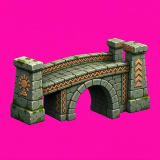 weathered small bridge