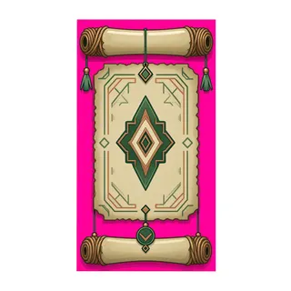 quest scroll, plain design