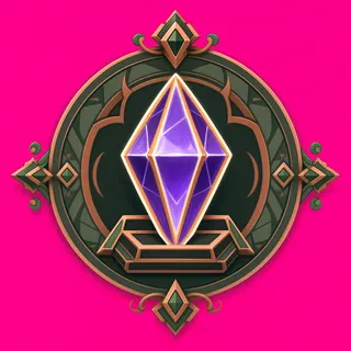 energy crystal, ornate design