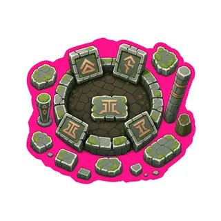 dust patch, irregular arrangement
