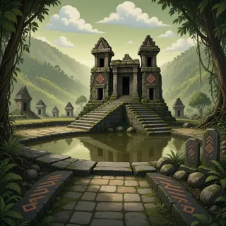 ancient landmark at daylight