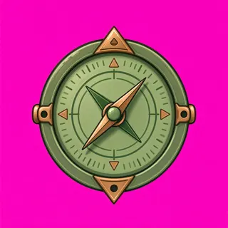 compass, plain design