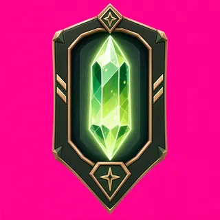 energy crystal, rare accent design