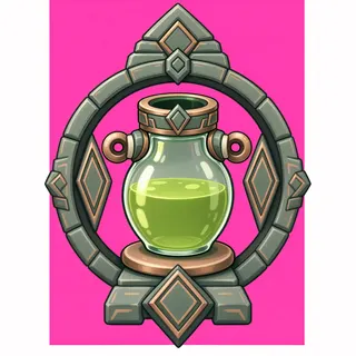 healing potion, ornate design