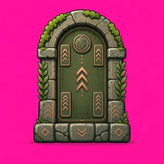 door, ornate design