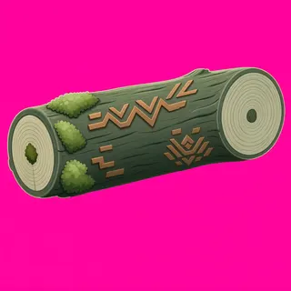 clean fallen log