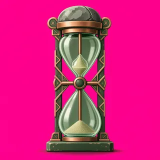 hourglass, ornate design