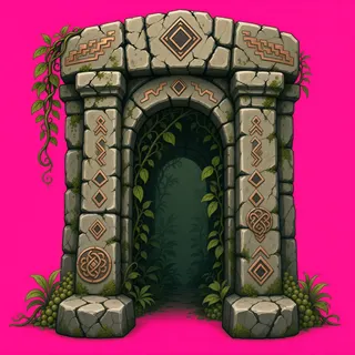 weathered archway
