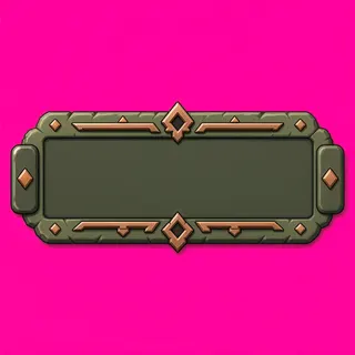empty menu panel, pressed state