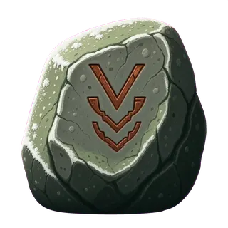 frosted small rock