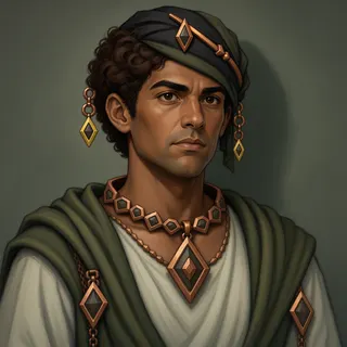 original adult caretaker, determined expression