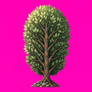 clean tall shrub