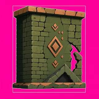 wall outer corner, damaged