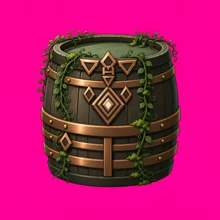 overgrown barrel