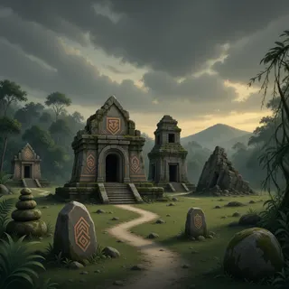 winding wilderness path at dusk