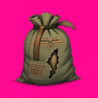 damaged supply sack