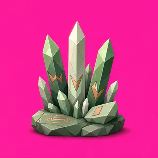 clean crystal cluster