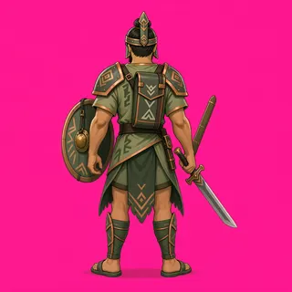 original adult guard, facing north