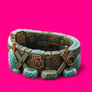 frosted campfire ring