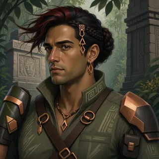 original adult ranger, calm expression