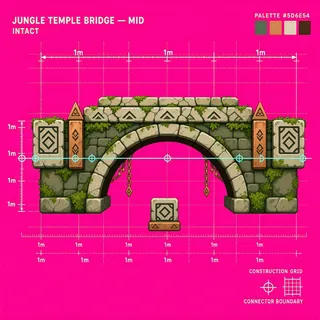 bridge middle, intact