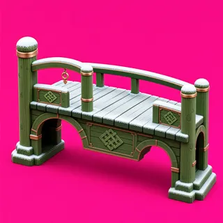 frosted small bridge