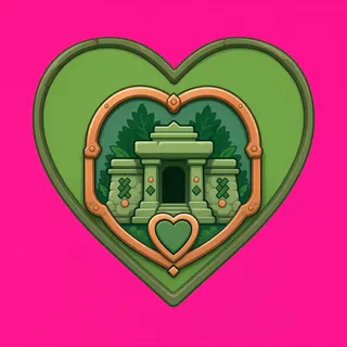 heart, rare accent design
