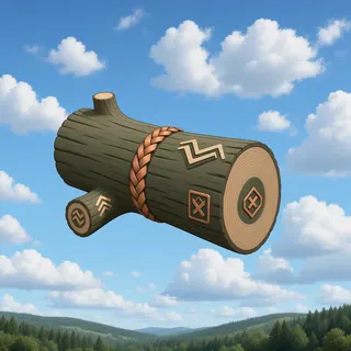 clean fallen log