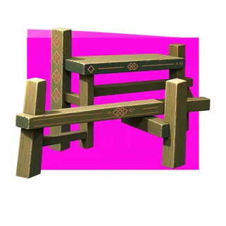 weathered bench
