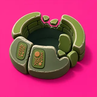 damaged campfire ring