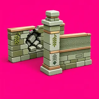 fence corner, damaged