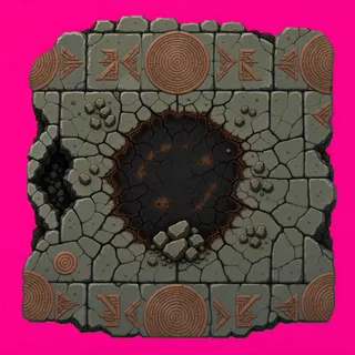 scorch mark, clustered arrangement