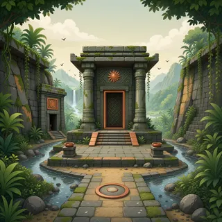 hidden shrine at daylight
