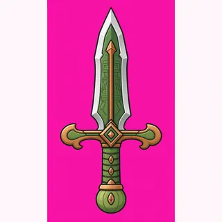 sword, ornate design