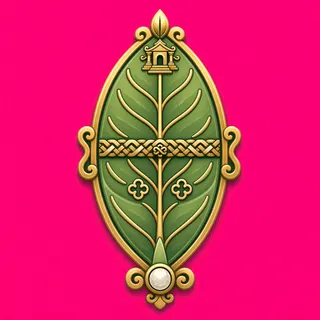 leaf, ornate design