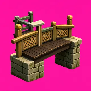 weathered small bridge