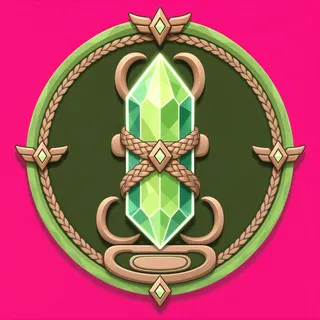 energy crystal, ornate design